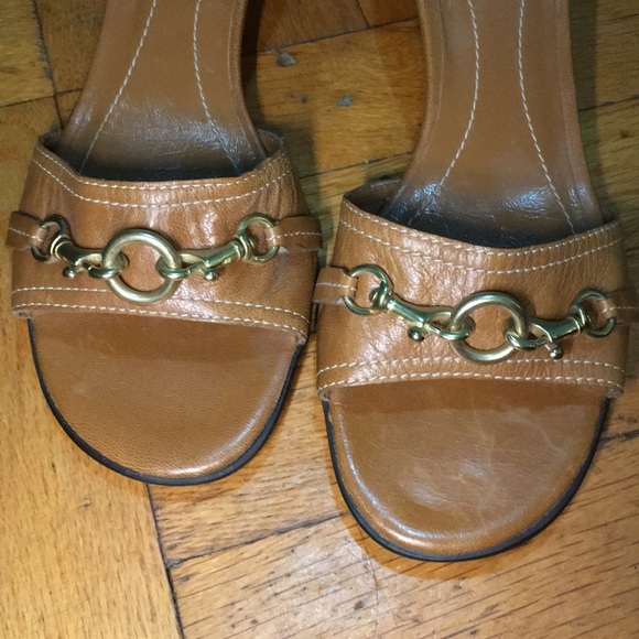 Coach Stacked Heel Mules - Picture 2 of 6